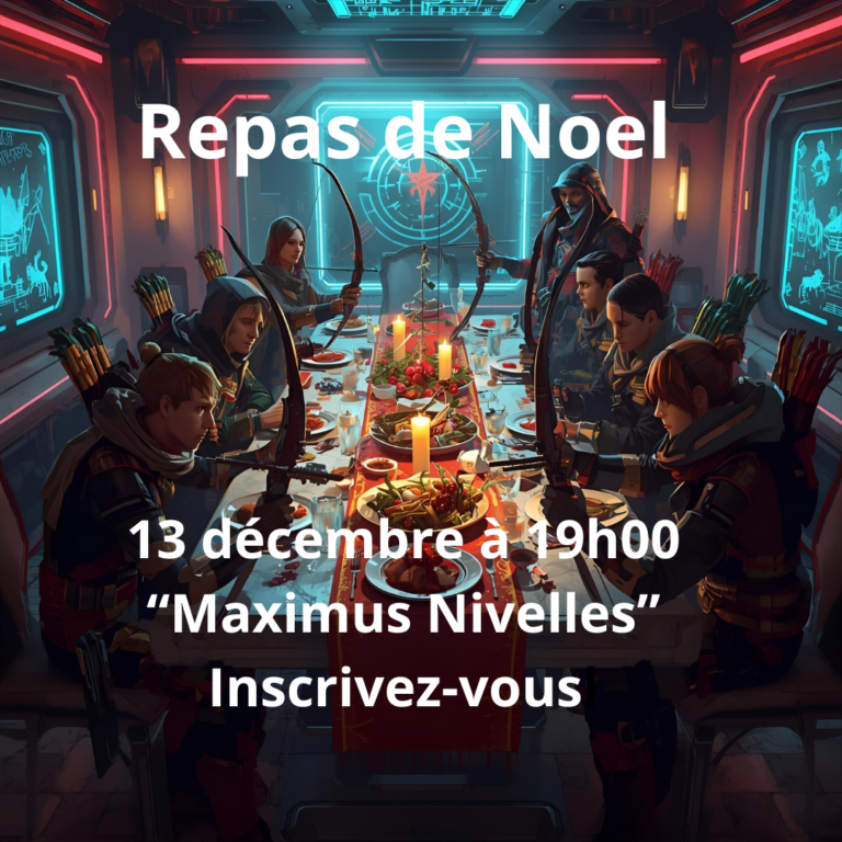 Repas de Noel 13 décembre à 19h00